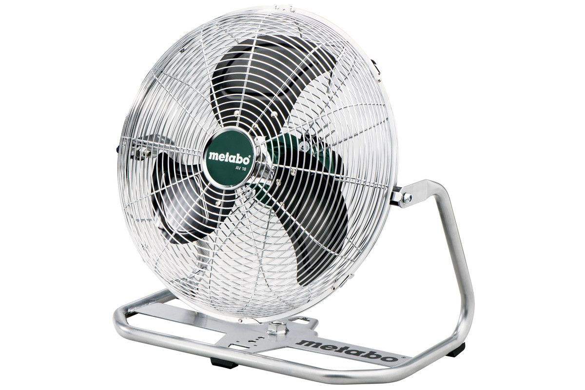 Metabo AV 18 - Tafelventilator - Wit - 35.5 cm - 3 snelheden
