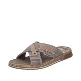 Rieker 21239 slippers voor heren, beige, 45 EU