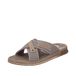 Rieker 21239 slippers voor heren, beige, 45 EU