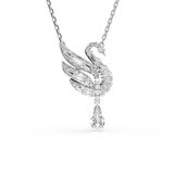 Swarovski Swan 5723387 - Dames - Ketting - Transparant/Zilver - 38 CM