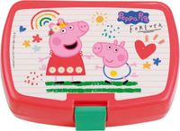Peppa Pig Broodtrommel/Lunchbox voor Kinderen - Roze - Kunststof - 17 x 12 cm