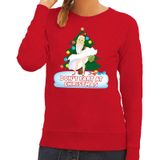 Marilyn Monroe Pull de Noël moche / pull rouge - Dont Fart at Christmas 2XL