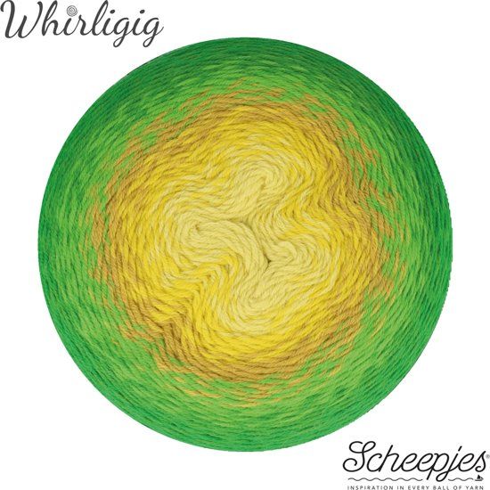 Scheepjeswol Scheepjes Scheepjes Whirligig - 206 Green to Ochre