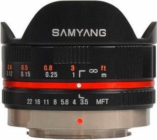 Samyang 7.5mm F3.5 UMC Fisheye Lens for Micro 4/3 - Black
