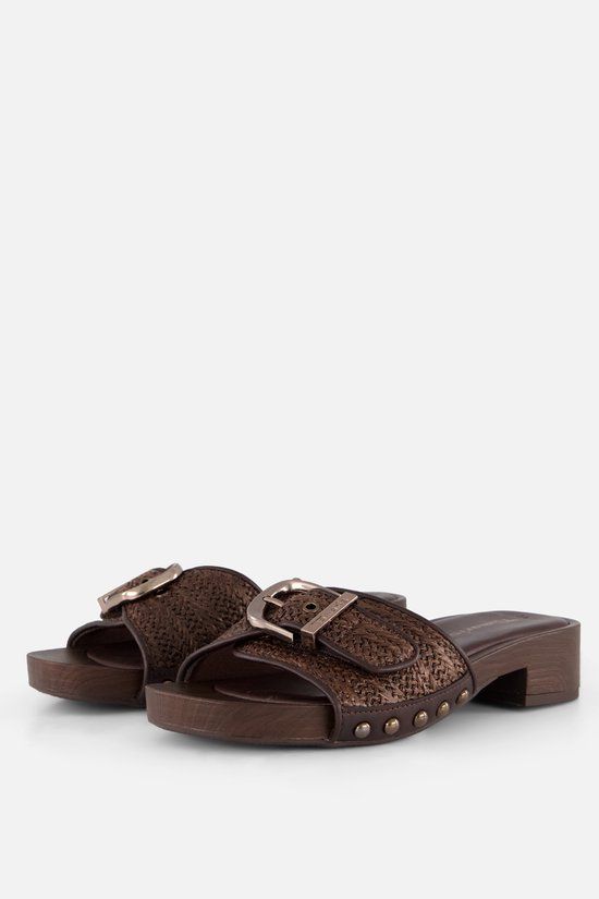 Tamaris Slippers bruin Synthetisch - Maat 39