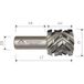 Mtec050.8 - Fraise Hélicoïdale Pour Rectification Z4+4 Angle Axial 40° - Mobiltecnica