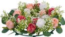 Couronne de roses artificielles pour arrangement de mariage centre de table 10 PIÈCES