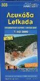 Lefkada Lakarte Lefkada 1:40.000