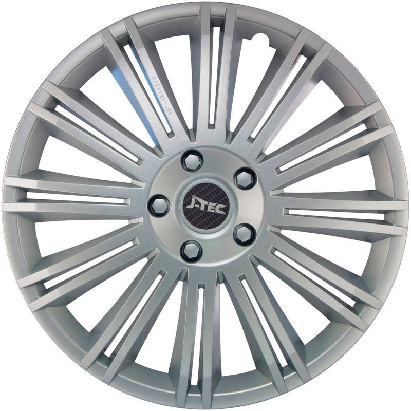 J-Tec Wieldoppen 15 inch Discovery zilver - 4 stuks