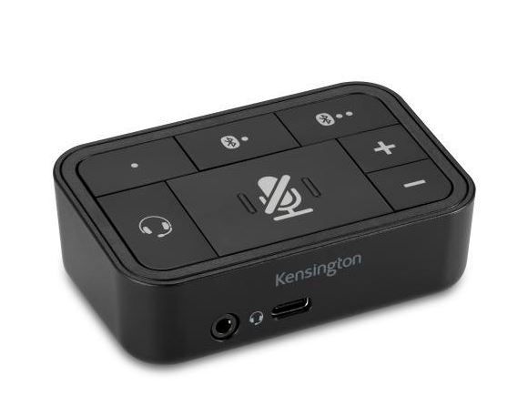Kensington Universal 3-in-1 Pro Audio Headset Switch - Black