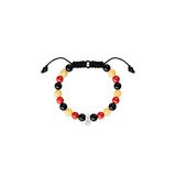 Thomas Sabo Charm Club armband meerkleurig, 925 sterling zilver, zwart, nylon, 24cm, X0260-962-7-L24v