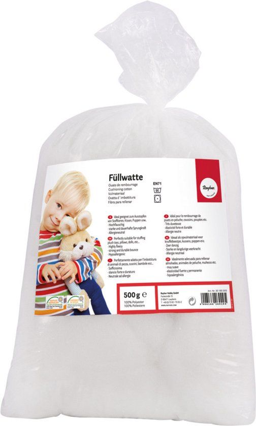 Rayher Hobby Polyester Schuim Vlokken - 500g - Zeer Donzig