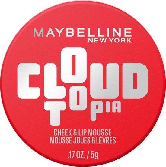 Maybelline New York Cloudtopia Blush Cream - Divine Crimson - 5g