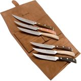 Wüsthof Ikon 1060560601, 6-delige steakmesset lederen etui