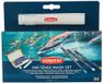 Derwent Inktense Wash Set, met 8 Watercolour Potloden, Spritzer, Water Brush & Penseel in Blik, Wateroplosbaar, voor Tekenen, Kleuren of Verven op Papier & Stof, Professionele Kwaliteit (2302584)