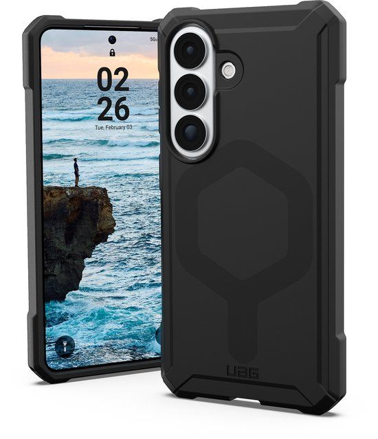 Urban Armor Gear UAG Essential Armor MagSafe geschikt voor Samsung Galaxy S26 - Black