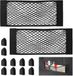 Famanu - Set de 2 organisateurs en maille auto-adhésifs 25 x 60 cm