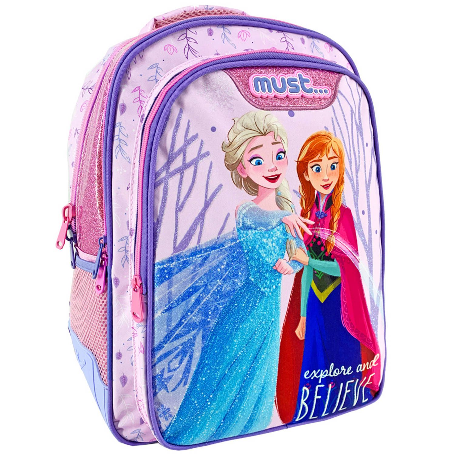 Disney Rugzak, Explore and Believe - Roze - 43 x 32 x 18 cm - Polyester - 2023