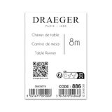 Draeger Paris Tafelloper - goudkleurig - decoratie voor oudewee - 28,5 x 5 x 5 cm