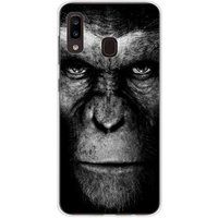 1001 coques Samsung Siliconen hoesje compatibel met Samsung Galaxy A20, Samsung Galaxy A30 Monkey