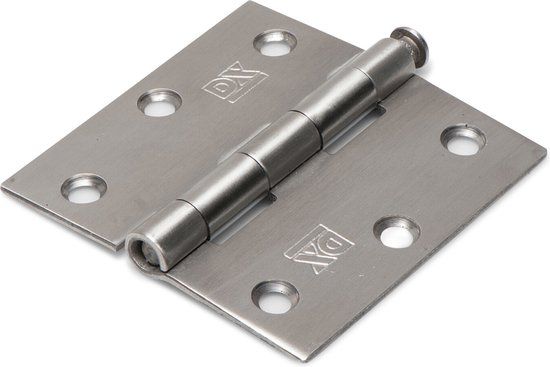 DX RVS Scharnier 75 x 75 mm - SKG** - 40 kg - Links/Rechts Draaiend