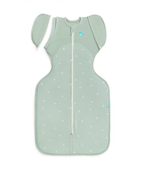 Love to Dream Babyslaapzak Swaddle Up™ - Inbakeren afbouwen - Baby 3-6 maanden - 6-8.5 kg - All Season - Olive Twigs