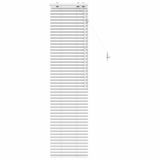 vidaXL Venetiaanse jaloezie Wit 45 x 160 cm