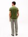 Tommy Hilfiger T-shirt à manches courtes pour homme, col rond, coton recyclé, vert, S