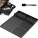 Tapis de rangement en silicone pour accessoires de barbecue