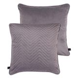 Chic Home velours kussensloop REGULAR CHIC 45x45 grijs