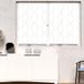 Soleil d'Ocre, Parel vitrage, polyester, wit, 90 x 120 cm