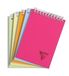 Clairefontaine 328656C, Collectie Linicolor Fresh, spiraal Notitieblok, 160 Uitneembare gelijnde pagina's, wit Papier 90g, transparante polypropyleen cover, willekeurige Kleur, A6, 10,5 x 14,8cm