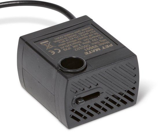 Catmate Pet Mate 354 vervangende pomp voor Cat Mate- en Dog Mate-fonteinen - Zwart