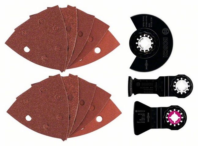 Bosch Multi-Cutter Set - 13 Pieces - Wood & Paint
