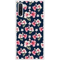 Samsung Beschermende siliconen case compatibel met Galaxy Note 10 Hibiscus Vintage
