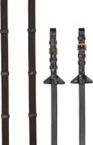 LeMieux Teugels Rubber Grip Continental Bruin-goud - paard