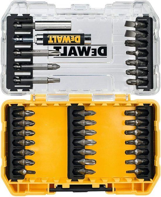 DeWalt DT70709-QZ 33-delig bitset in tough case cassette