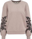 WE Fashion Dames sweater met embroidery