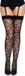 Leg Avenue Scala 2.0 b.v. Heart net thigh highs Zwart One size