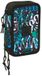 Safta Graffiti Go 12.5x19.5x5.5 Cm Triple Etui Noir Homme
