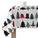 BELUM Kersttafelkleed | anti-vlek tafelkleed | rechthoekig hars | tafelkleed (gelamineerd) | tafelkleed | huishoudtafel (140 x 140 cm)