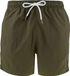 Superdry - Short de bain homme - Coupe droite - Uni - Vert olive foncé - L