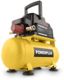 Powerplus Compressor POWX17215 - Compressor zonder olie 750W 6L
