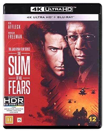 TWENTIETH CENTURY FOX The Som of All Fears 4K [Blu-Ray] [Regio Free] (Engels audio. Engelse ondertiteling)