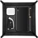 SITHON Pocket Emptyer - Opbergdoos, Kunstleren Sleutellade voor Horloges, Mobiele Telefoons, Sieraden, Sleutels, Munten, Portemonnees en Kantoorbenodigdheden (Zwart)