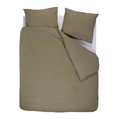 Vtwonen Stone Dekbedovertrek - 240 x 220 cm - Groen