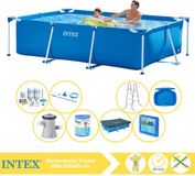 Intex Rechthoekig Frame Zwembad - 260 x 160 x 65 cm - Blauw