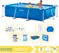 Intex Rechthoekig Frame Zwembad - 260 x 160 x 65 cm - Blauw