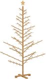 vidaXL Houten kerstboom KOTKA 180 cm Bamboe en massief grenenhout
