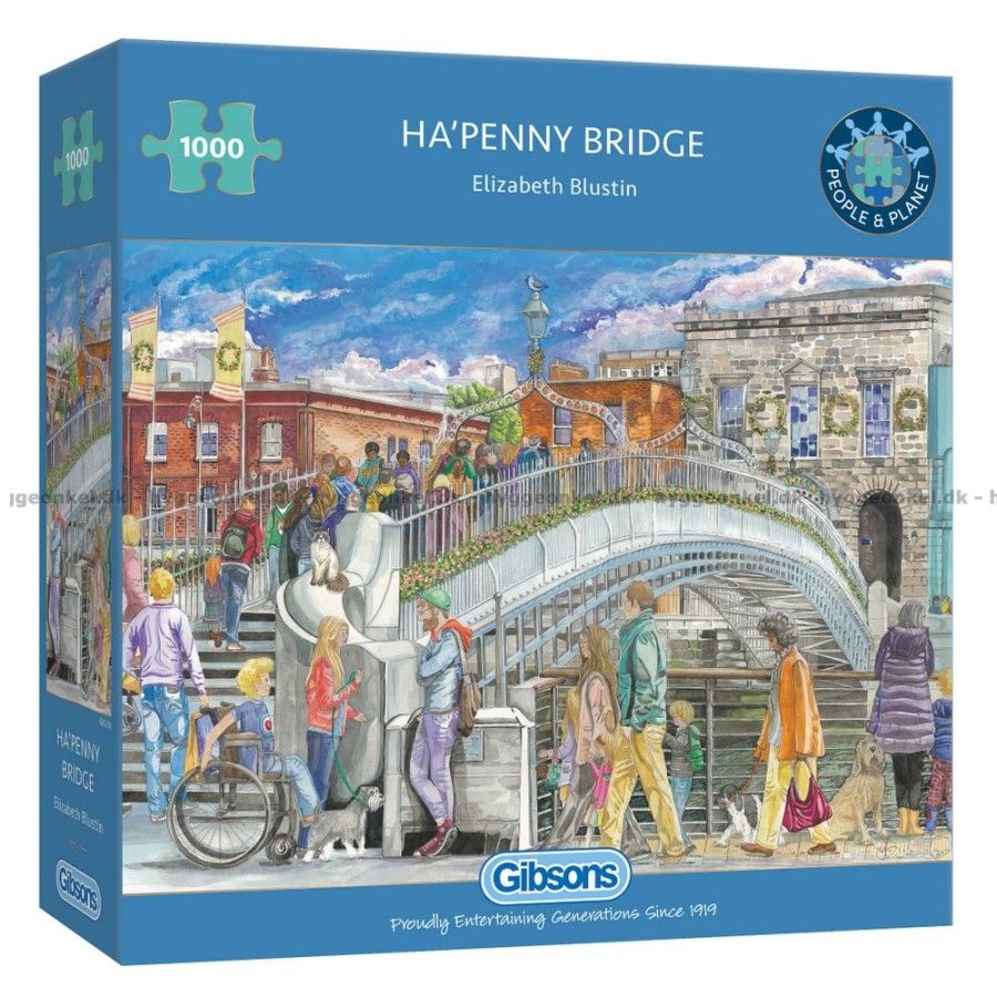 Gibsons Ha'penny Bridge Puzzel (1000 stukjes) - 5012269063509